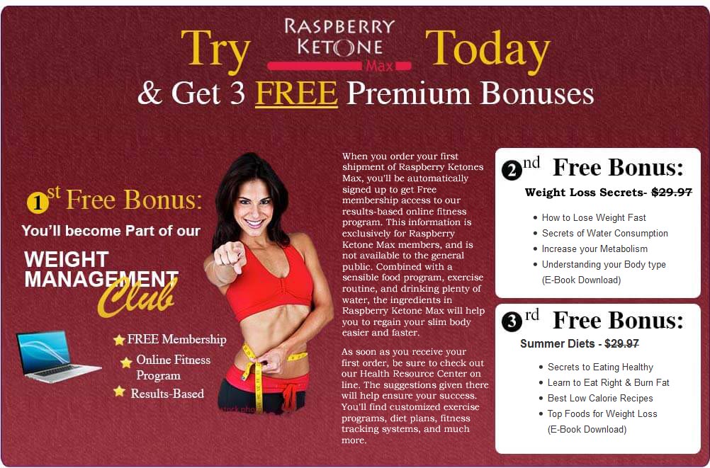 Raspberry Ketone Max Bonus