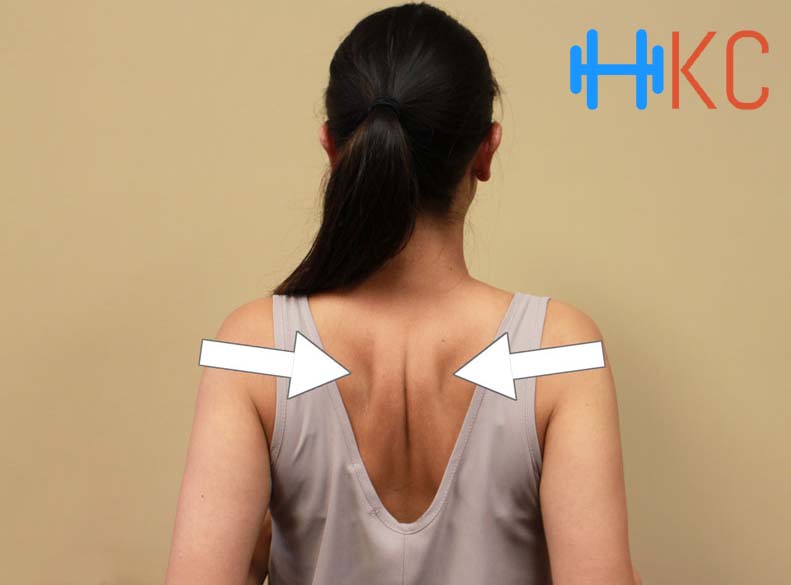 Shoulder blade squeeze