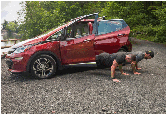 Workout along the road