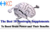 The Best 10 Nootropic Supplements