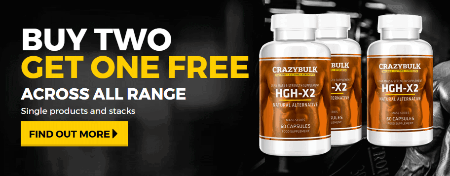 Crazy Bulk HGH X2 Buy 2 offer