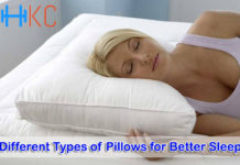 Different Types of Pillows for Better Sleep