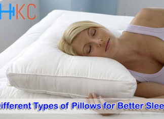 Different Types of Pillows for Better Sleep