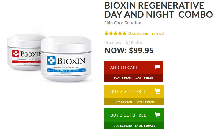 Bioxin Regenerative Day and Night Combo Buy
