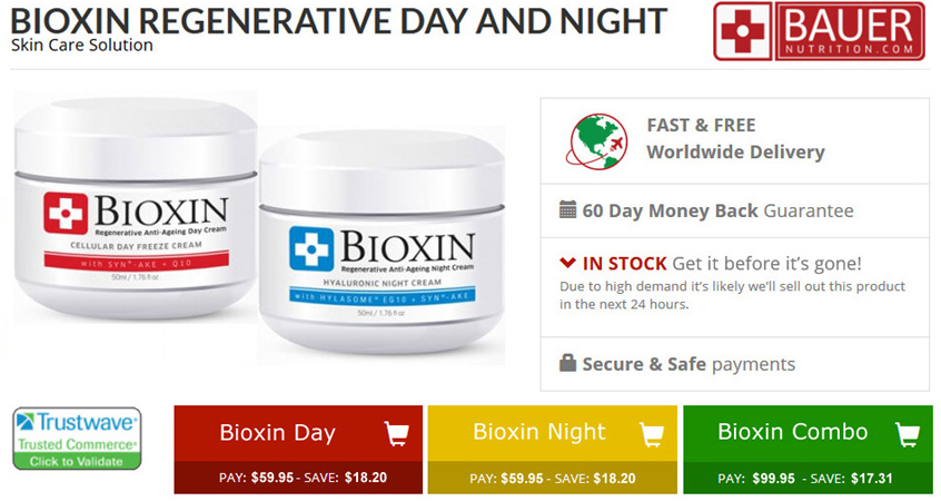 Bioxin Regenerative Day and Night Combo