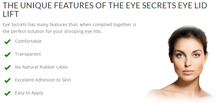 EYE SECRETS EYELID LIFT works