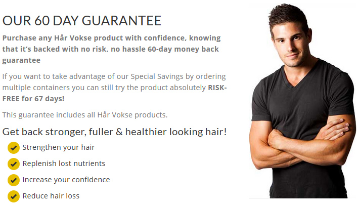 Har Vokse Hair Growth Guarantee