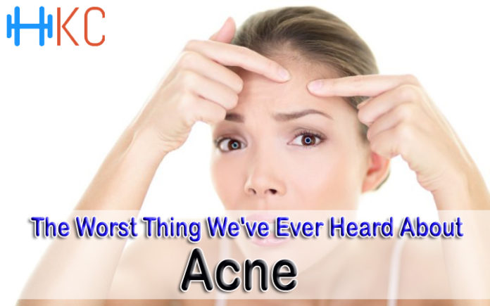 The Worst Thing We've Ever Heard About Acne