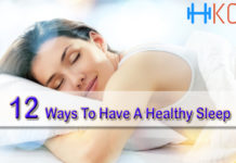 12 Ways To Have A Healthy Sleep