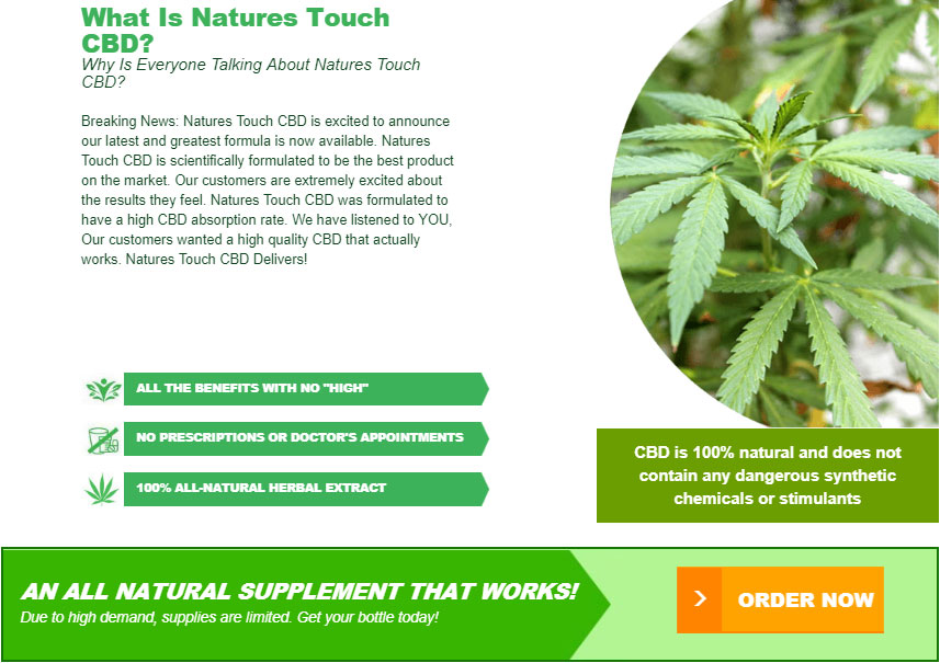 what is Natures Touch CBD