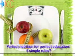 Perfect nutrition for perfect education: 5 simple rules?