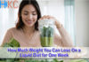 How Much Weight You Can Lose On a Liquid Diet for One Week