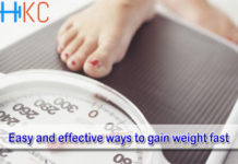 Easy and effective ways to gain weight fast