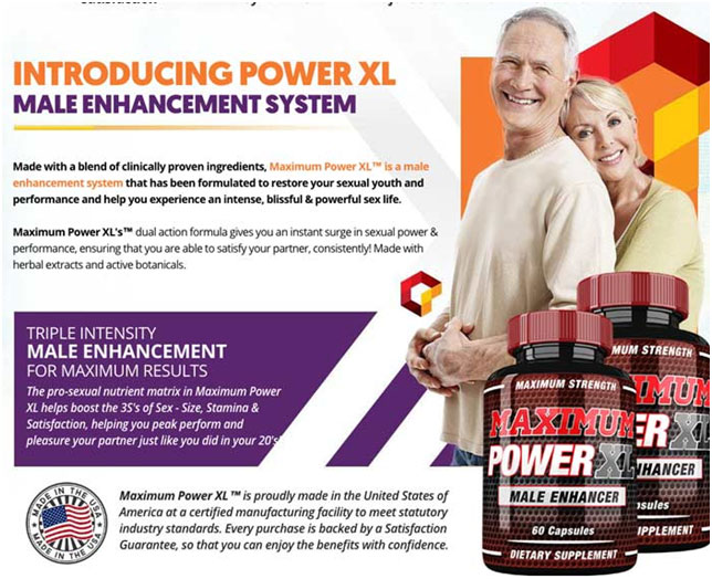 Maximum Power XL buy now