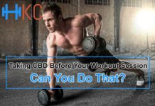 Taking CBD before your workout session