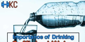 Drinking Sufficient Water