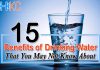 benefits of drinking water