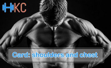 card for shoulders and chest