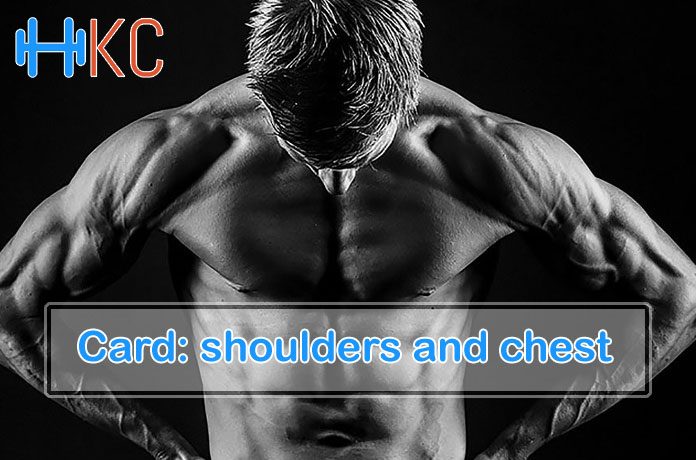 card for shoulders and chest