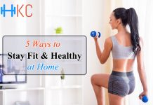 Ways to Stay Fit & Healthy at Home