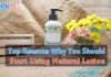 Start Using Natural Lotion