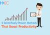 Methods That Boost Productivity