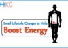 Small lifestyle changes to help boost energy